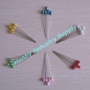 Fashion Design Assorted 55mm Teardrop Pearl Head Pin Wheel