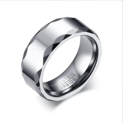 Jewelry Wholesale New Products Simple Fashion Tungsten Steel Ring Men&prime; S Ring