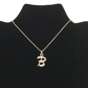 Newly Alphabet B Pendant Necklace for Teens Jewellery (FLN16040708)