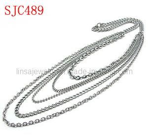 Simple Design 316L Stainless Steel Chain (SJC489)