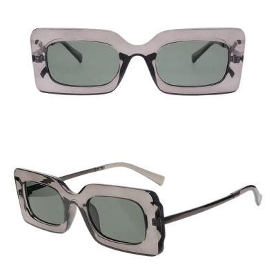 Rectangle Retro Style Fashion Sunglasses Unisex