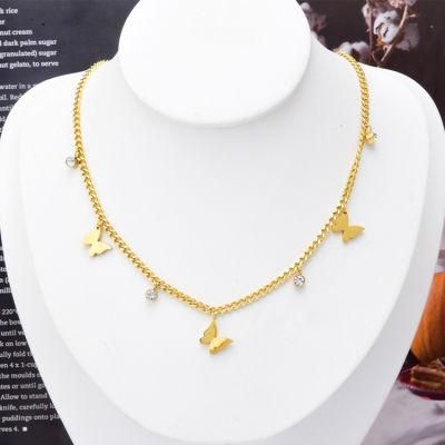 Fashion Jewelry Lucky Necklace Fashion Female Zircon Pendant Necklace