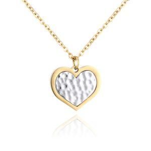 Gold-Plated Stainless Steel Two-Tone Love Necklace