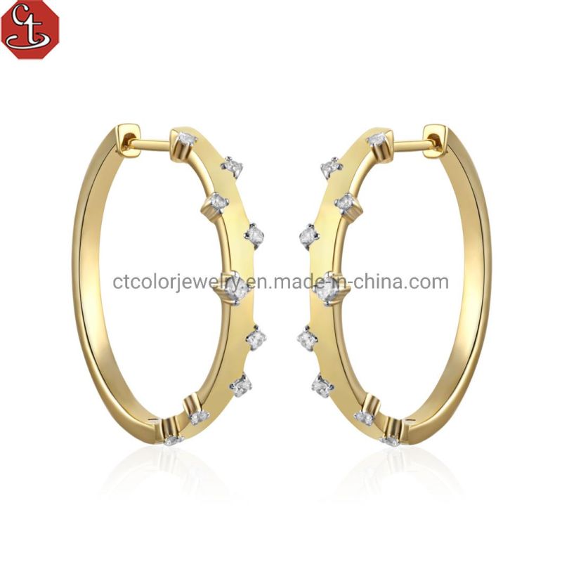 Hot Selling High Quality Customized Designer Popular Crystal Earring Earrings