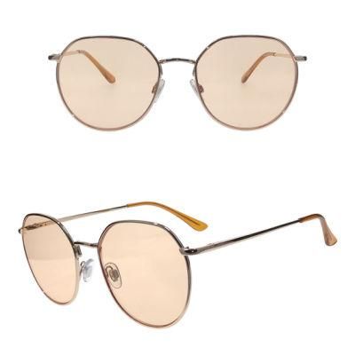 Polygon Stylish Fashion Metal Sunglasses Unisex