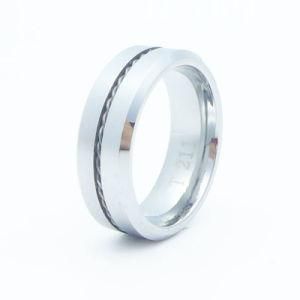 High Polished Men&prime;s Tungsten Ring