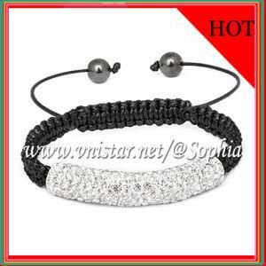 Fashion Clear Crystal Stone Shamballa Bracelets