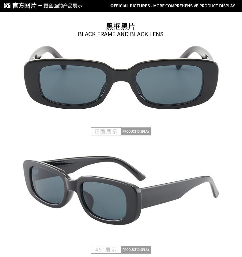 2021 Fashion Newest Custom Logo Popular Orange Pink Gradient Shades Sunglasses UV400 Small Square Women Sun Glasses