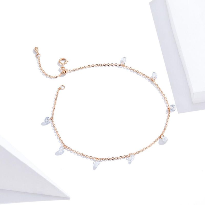 Fashion Initial a Gold Plated Anklet
