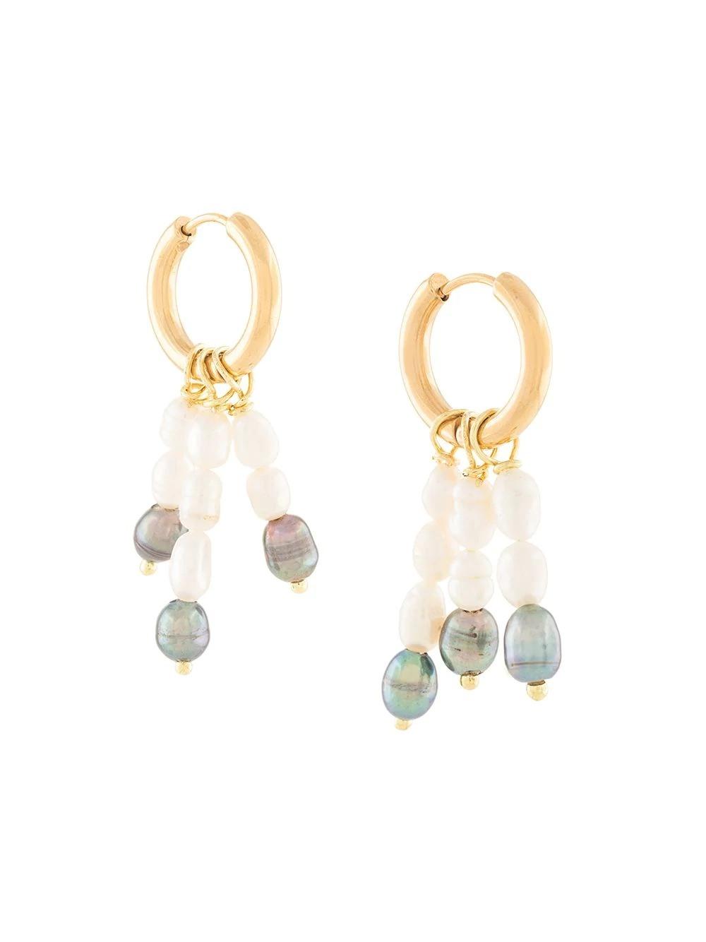 Fashion Temperament Tide with Pearl Earrings Jewelry