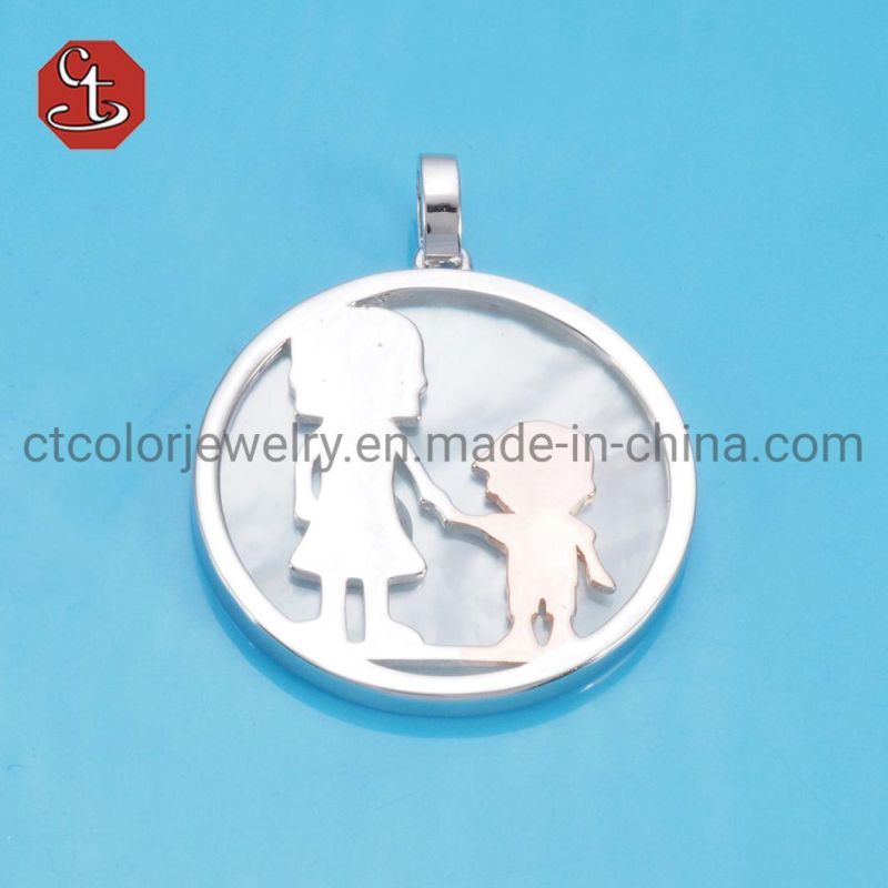Shell Pearl Pendants Boys′ Friendship Jewelry for Student Kids Necklace