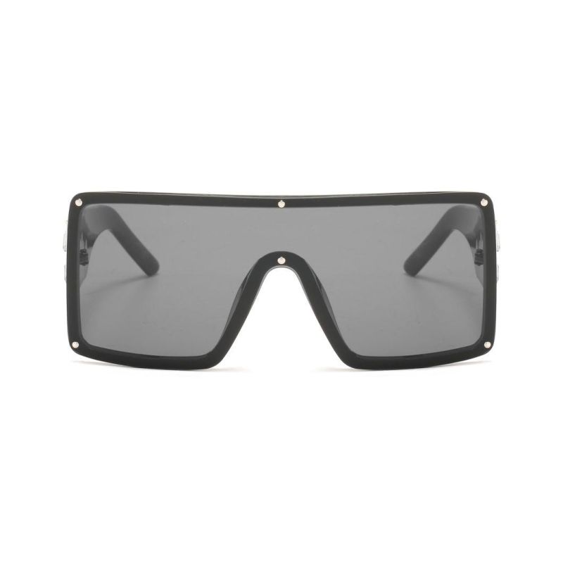 2020 No MOQ Oversized One Piece Women Fashion Sunglasses