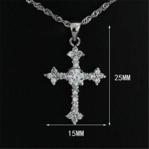 New Jewish Jewelry 925 Sterling Silver Sideways Cross Pendant