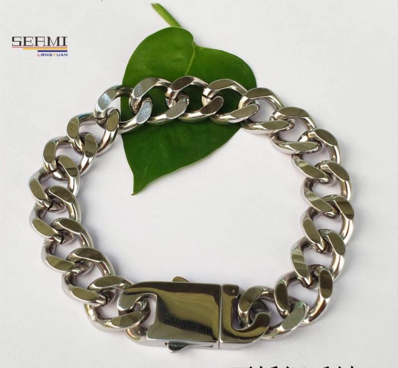 Men′ S Titanium Steel Guba Double-Sided Abrasive Hip Hop Bracelet