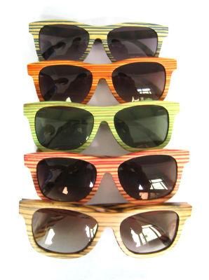 Colorful Bamboo Sunglasses No MOQ