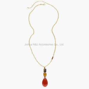 Long Beads Chain Necklaces &amp; Pendants New Trending Colorful Acrylic Hand-Made Necklace