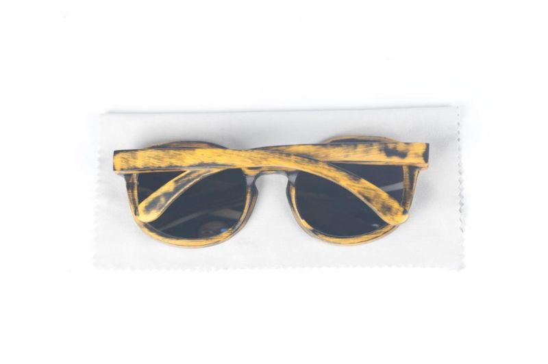Hot Novelty Items Custom Happy New Year Gift Wooden Sunglasses