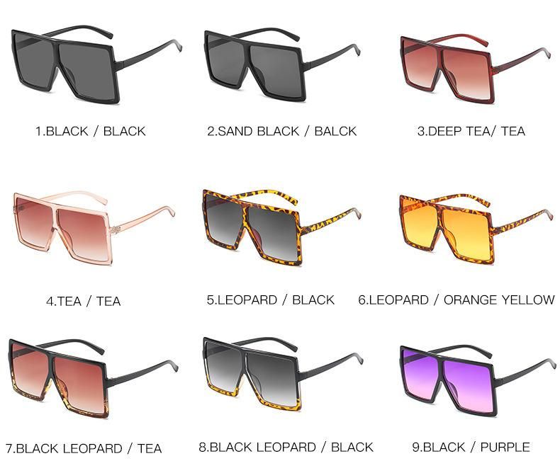 Fashion Big Square Sunglasses