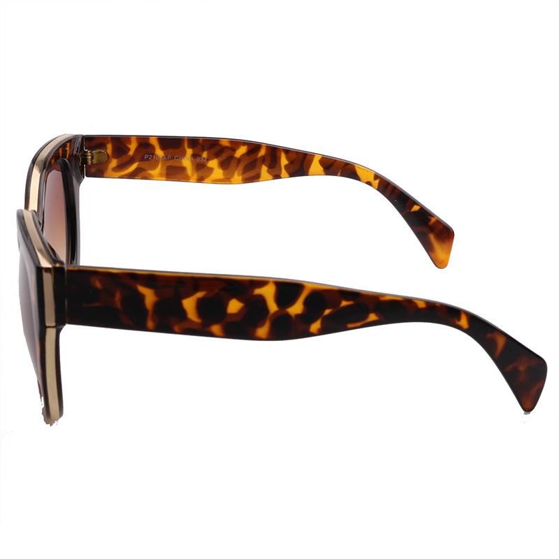2020 Tortoise Metal Mixture Fashion Sunglasses