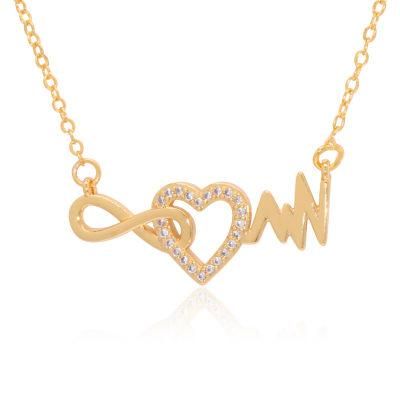 New Wholesale Heart Shaped Women Fashion Jewelry Necklace