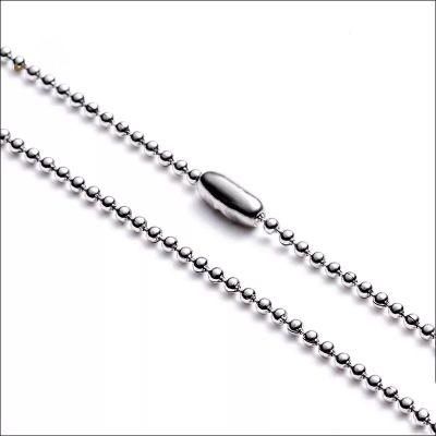 2mm 3mm 5mm Diameter Stainless Steel Ball Bead Chain