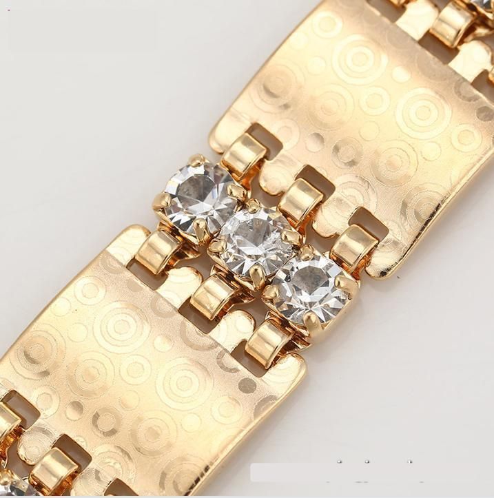 High Quality 18K Gold Color Bracelet Wholesale China Luxury Noble Bracelet for Women