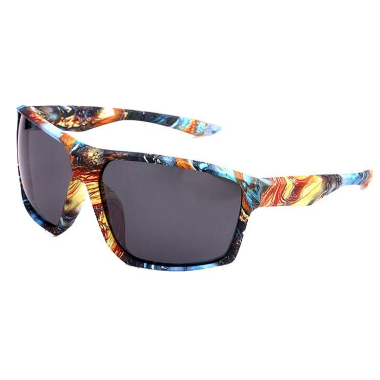 Colored Sports Sunglass with Paper Tranfer