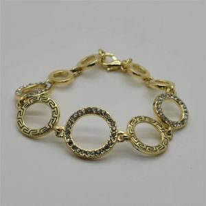 2014 Hot Sale Lovely Fashion Jewelry Infinity Gold Acrylic Anchor Chain Charm Bracelet Women Bracelets &amp; Bangles (LA06576B1W0017)
