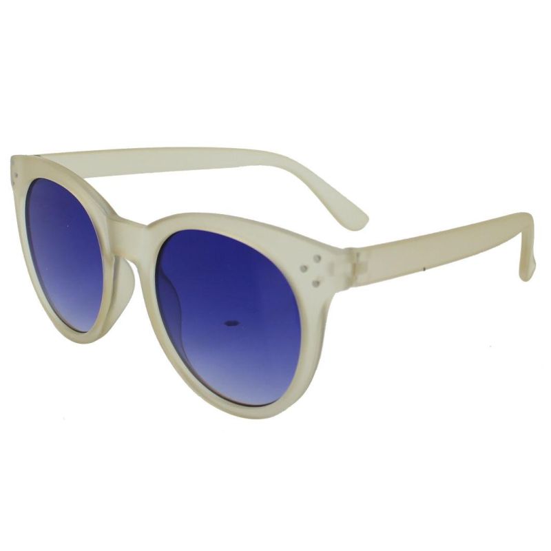 2020 Oversized Cateye Fashion Sunglasses with Silver Rivers