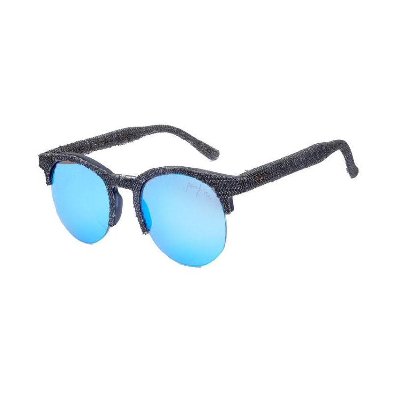 2018 Hot Selling Half Frame Sunglasses with Jeans Cover