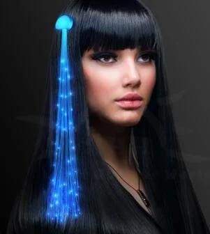 Party Supplies Night Club Lights-up Flashing LED Hair Braid