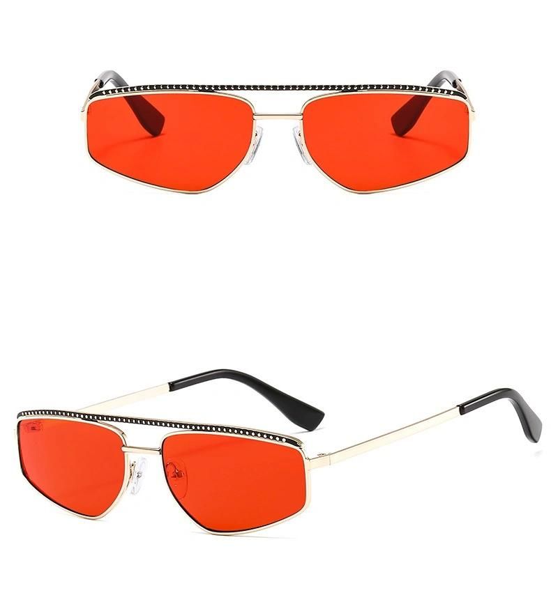 Amazon Reaty Stock High Quality Vintage Metal Punk Sunglasses