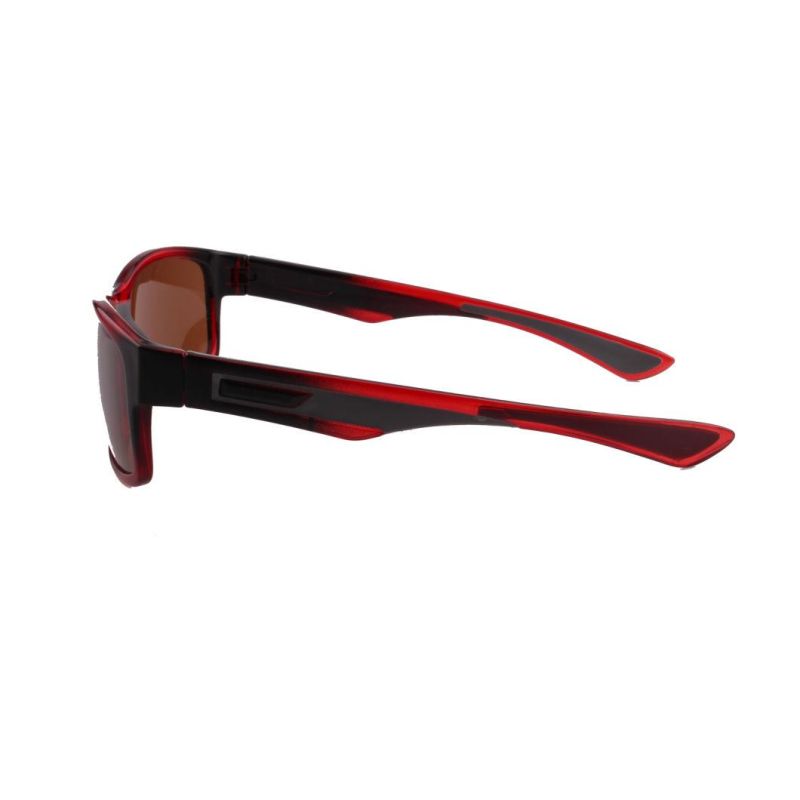 Crystal Red and Black Sports Sunglasses Wholesale