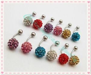 Shamballa Crystal Stud Earrings,Clay Pave Beads Earrings