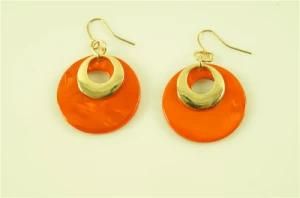 Fashion Alloy Disc Earring