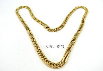24K Gold Plated Necklace Luxury Chain