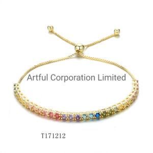 Fashion Bracelet 14K Gold Plate Fashion Jewelry Silver Bracelet
