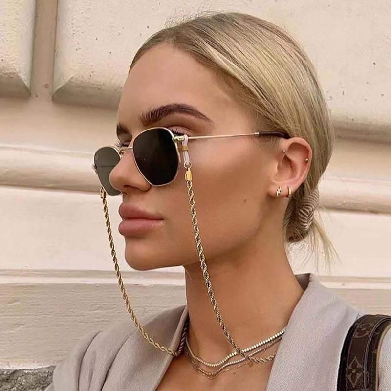 Beaded Eyeglass Chains for Lady Colorful Beaded Sunglasses Chain Reading Eyeglasses Holder Strap Cord Lanyard Eyewear Retainer