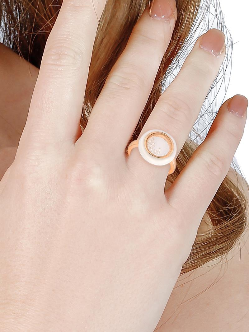 Fashion Design 925 Sterling Silver Round CZ Ring