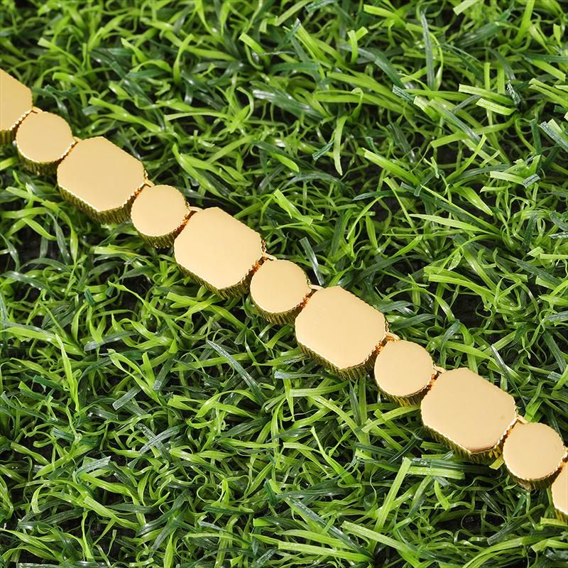 Round Drop Shape Specular Bead Copper Made Bracelets