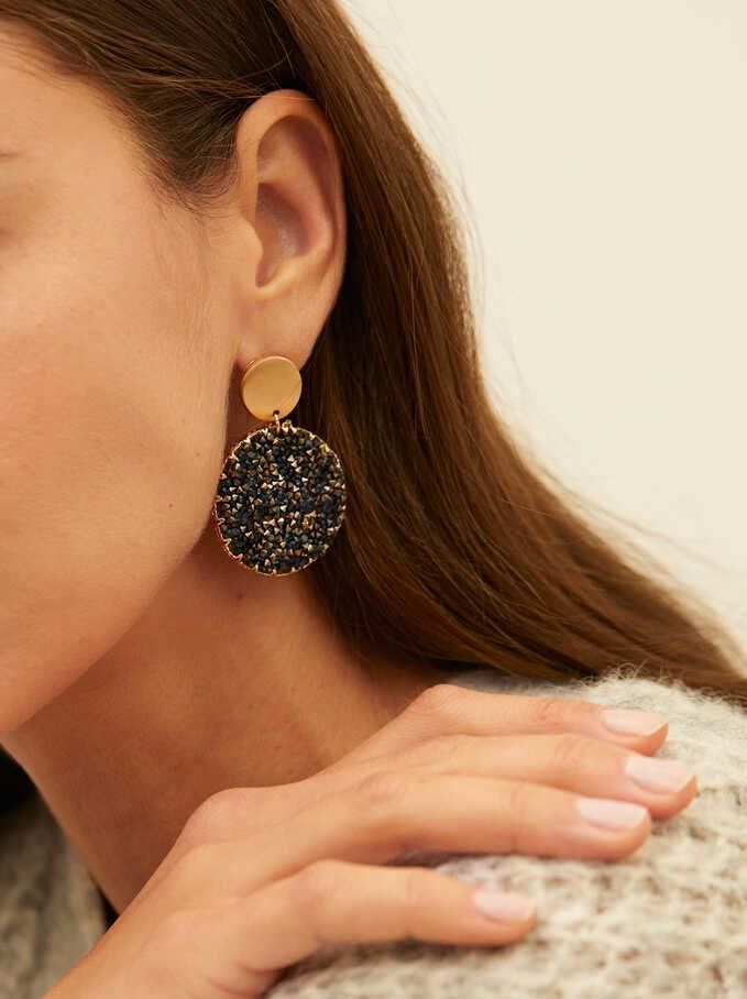 Trendy Fashion Alloy with Diamond Crystal Earrings Jewelry