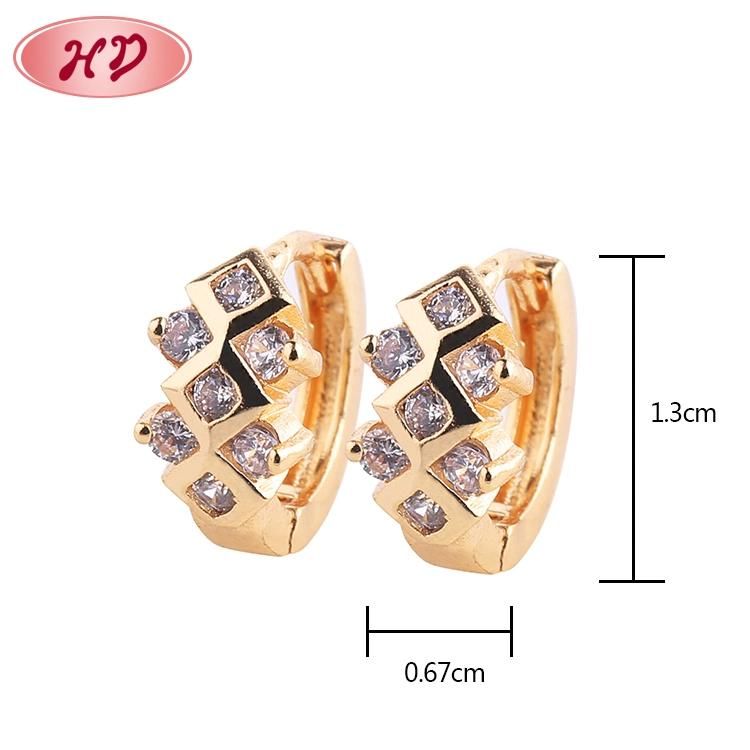 Wholesale 2020 Jewelry and 18K Gold Plated Cheap Bulk Huggie Earring