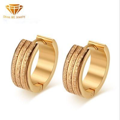 Fashion Jewelry Earrings Wholesale Stainless Steel Plating Gold Earrings Temperament Earrings Er9220