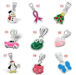 Fashion Candy Soft Enamel Stainless Steel Pendants for Cute Girls