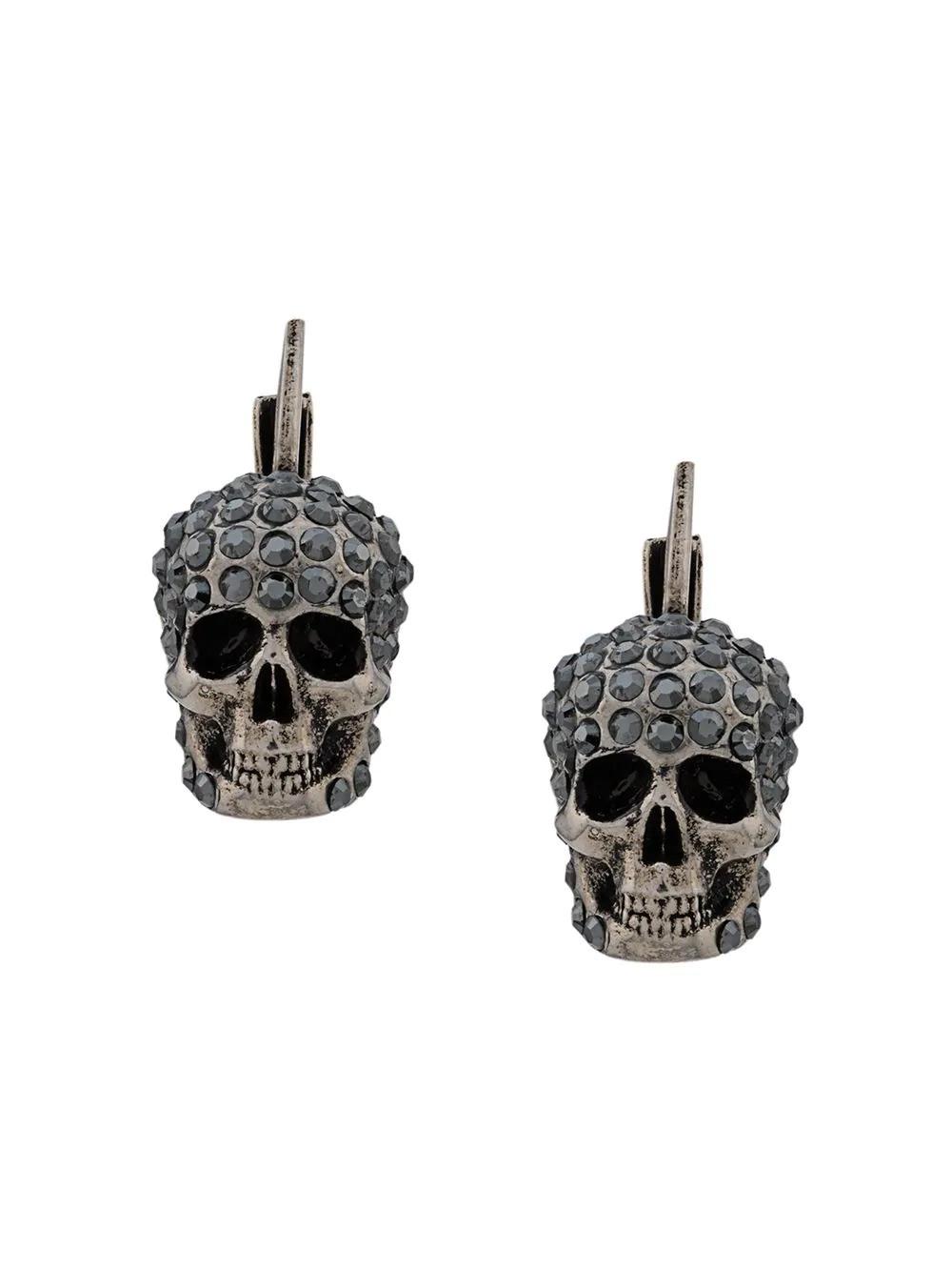 Fashion Personality Skull Metal Earrings Jewelry