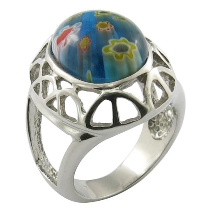 Fashion Jewellery Semi-Precious Stone 925 Sterling Silver Ring Wholesale