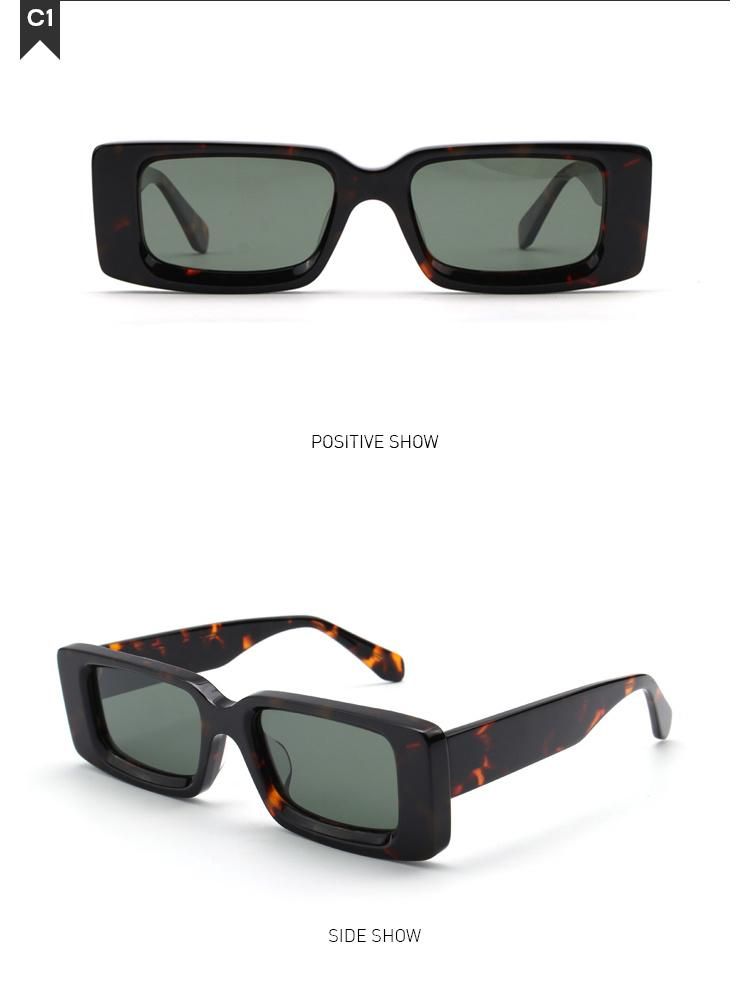 Wholesale 2022 New Fashion Rectangle Sunglasses High Quality