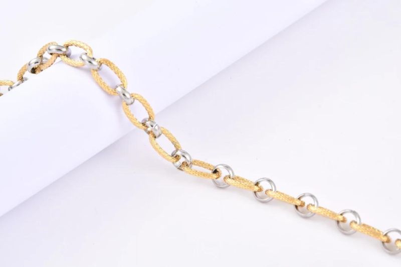 Women Bag Chain Stainless Steel Gold Plated Jewelry Necklaces for Fashion Jewelry Design