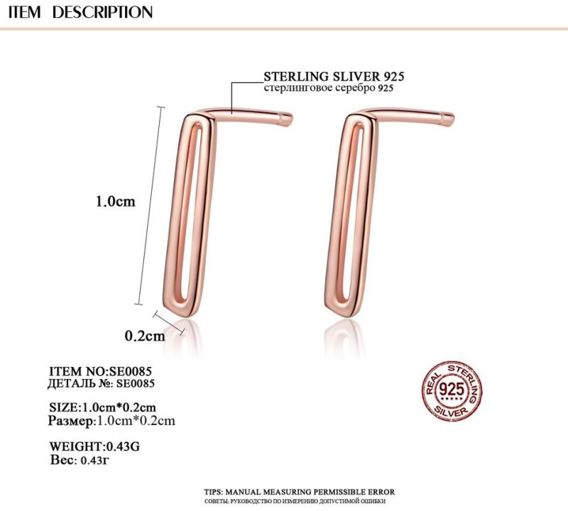 Manufacturer Bohemian Paper Clip Style Ear Clips