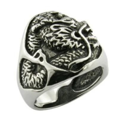 Fashion Men&prime;s Chinese Dragon Ring